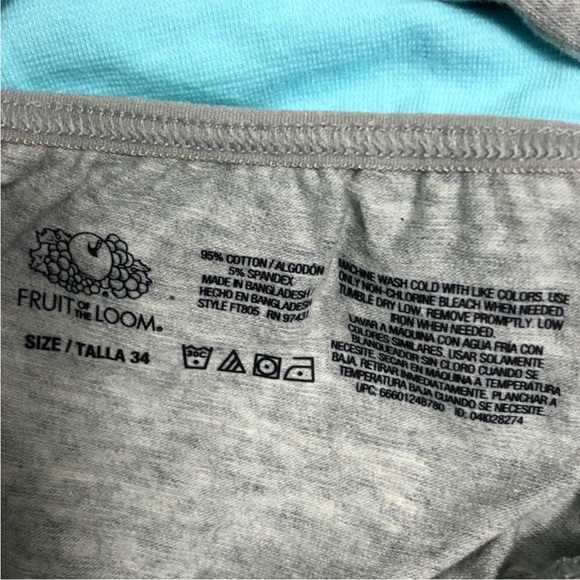 FRUIT OF THE LOOM GIRLS 2 PK COTTON CROP STAGE 1, BEGINNER BRAS size 34 - Picture 11 of 12